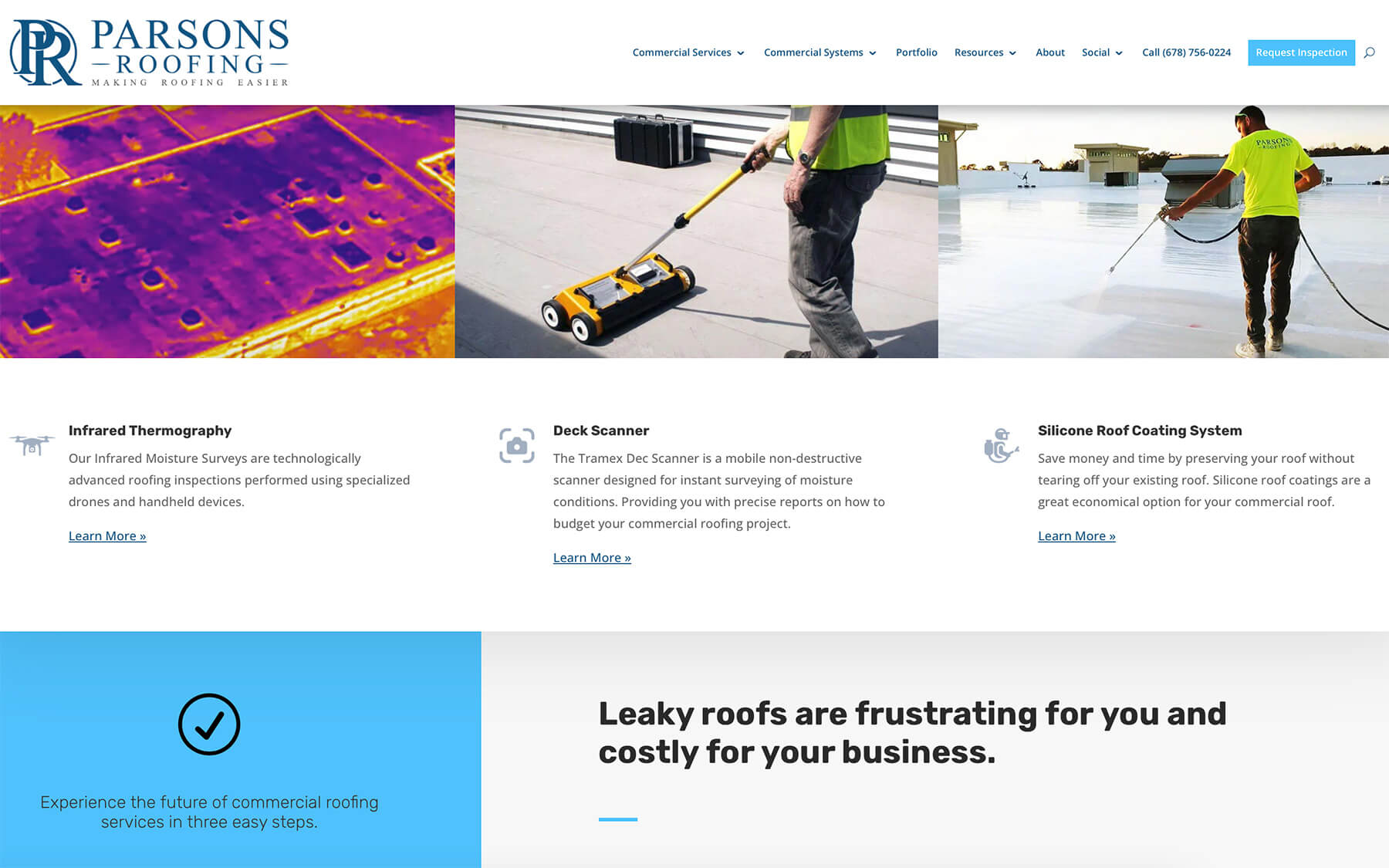 Elevating Corporate Presence: Unveiling Our Enterprise Solutions for Parsons Roofing