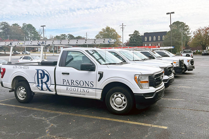 Parsons Roofing Company Commercial Services Service Truck